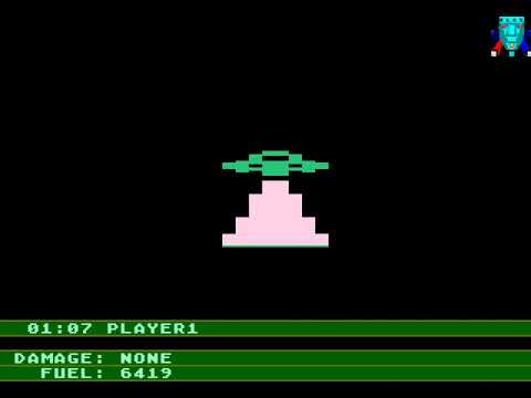 Atari 800 Game: Saucer (1980 Atari)