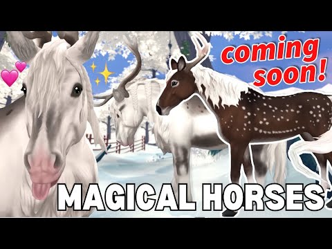 *NEW* WINTER MAGIC HORSES EARIK & HJORTENSIA!! STAR STABLE SPOILERS!!