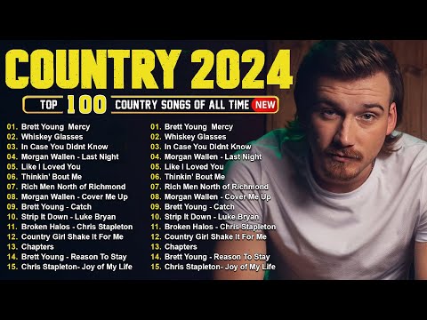 Morgan Wallen, Luke Combs, Kane Brown, Luke Bryan, Lee Brice, Jason Aldean - Country Music 2024