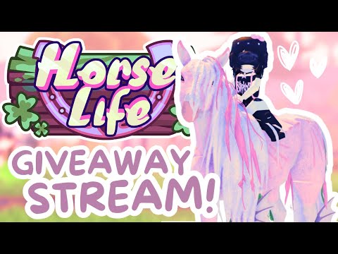 GIVEAWAY STREAM! 🌟 Horse Life Stream! Giving Away Winged & Unique Horses!