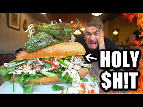 ATTEMPTING THE EXTREMELY PAINFUL SPICY CHICKEN SANDWICH CHALLENGE | Joel Hansen | Joel Hansen