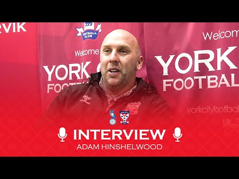 🗣️ Pre Match Interview | Adam Hinshelwood | Oldham Athletic (A)