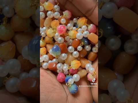 Make Pearly Bud Earrings With Me!🌸✨| Jewelry Collection| Destiny Ari’e #crystals #jewelry