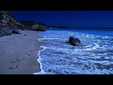 Red Noise Of Sea Waves, Deep Sleeping On A Shore with Ocean Sounds