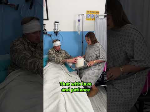 Injured soldier gets surprised in the hospital by his wife with pregnancy news ❤️