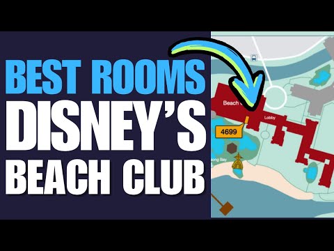 Disney's Beach Club Resort BEST Rooms, Maps and Room Tours