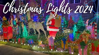 Most Amazing Christmas Lights Displays 2024! Pecan Grove, TX