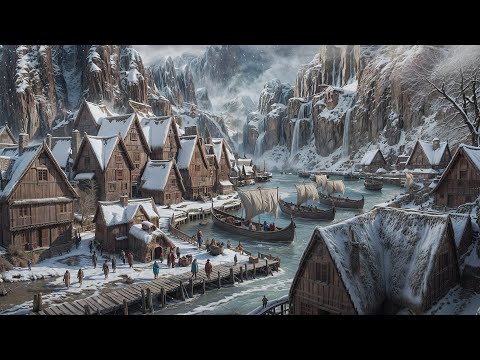 Medieval Harbor of the Frozen North | Relaxing Celtic Music for Sleep, Concentration, Work