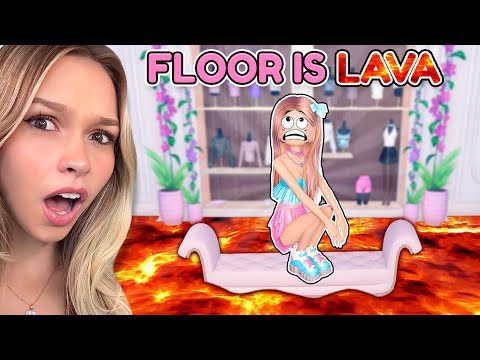 The FLOOR IS *LAVA* in Dress to Impress