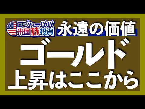 直近1年で47%上昇したゴールド投資法｜金は2001年に-70%も大暴落した｜金を今からでも買うべき3つの特性｜金を組込むと下落率を抑えて上昇率を最大化できる【米国株投資】2025.2.20