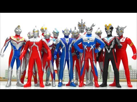 Ultraman's soft vinyl toy Ginga Seven Taro Tiga Victory Zero Leo Dyna Mebius Ace Hikari Zoffy  BAND