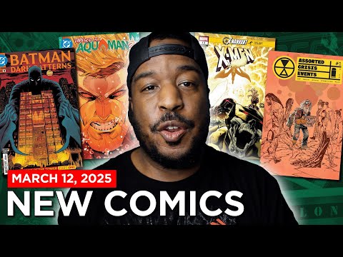 NEW COMIC BOOK DAY 3/12/25 | BATMAN DARK PATTERNS #4, ASSORTED CRISIS EVENTS #1, AQUAMAN #3