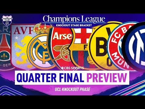 Champions League Quarterfinal PREVIEW | Arsenal vs. Real Madrid, Barcelona vs. Dortmund | CBS Sports