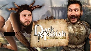 KNIGHTS OF THE POUND TABLE - Dark Messiah of Might and Magic Gameplay Part 1