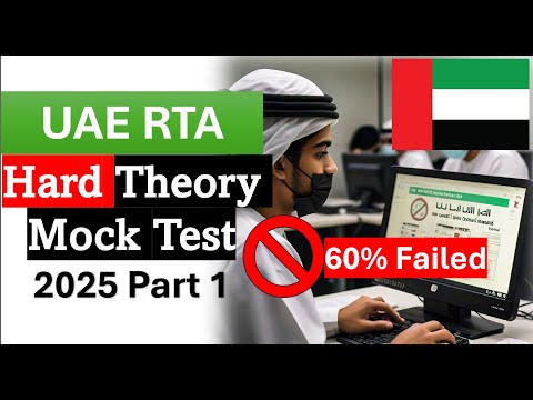 UAE RTA Hard Theory Mock Test 2025 Questions Answers