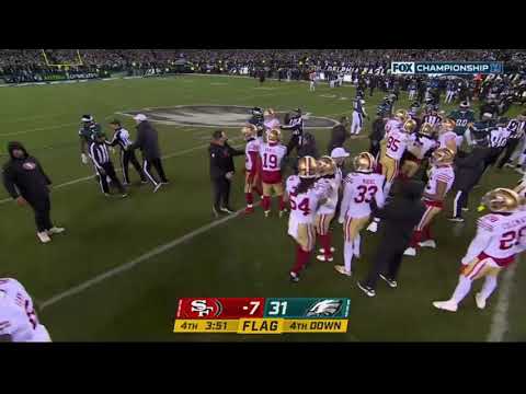 49ers vs Eagles Fight | NFC Championship