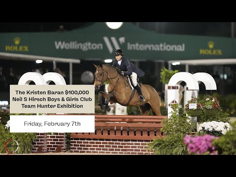 Watch The Kristen Baran $100,000 Neil S Hirsch Boys & Girls Club Team Hunter Exhibition