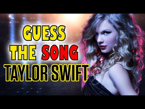 Guess The Taylor Swift Song  | Most Popular Music Quiz🎤