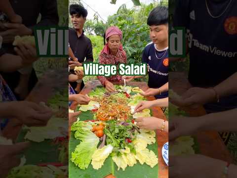 Village Salad eating #siscookingtv #mukbang #makbangtv #eatingshow #eattv #eatingvideos #eating