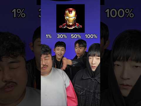 1% vs 30% vs 50% vs 100% #beatbox #tiktok