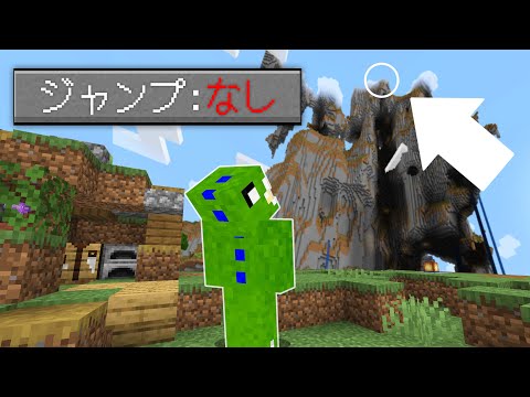 ジャンプは禁止です【マインクラフト】