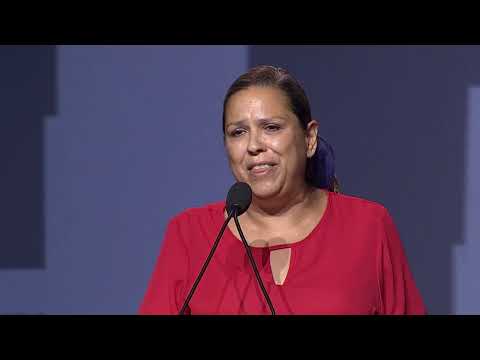 #2023PoWR | Madeline Big Bear Offers Land Acknowledgement at the IRI Dialogue