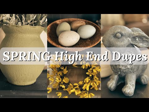 Spring Home Decor DIY Dupes | High End Look on a Budget