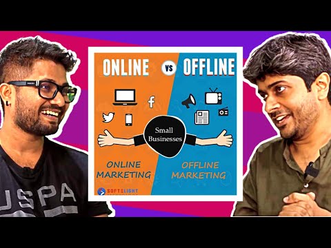 Which Is Better?  Online Marketing Vs Offline Marketing For Small Business | The Creators Show Clips