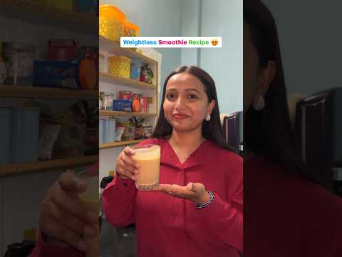 Weightloss Smoothie Recipe 😍 #Shorts #viral #weightloss