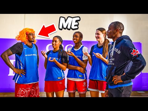 I Snuck Into a Girls Highschool Basketball Tryout!