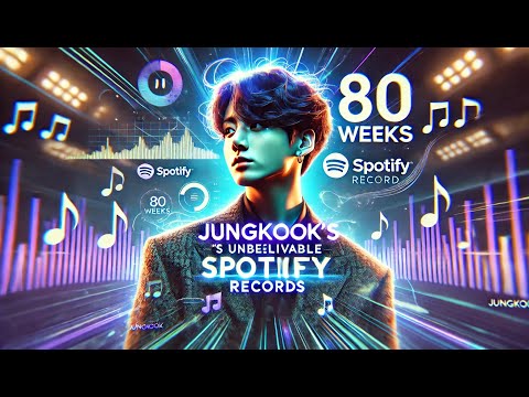 Jungkook's Unbelievable Spotify Records: 80 Weeks on the Global Chart and Breaking Boundaries!