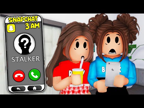 Stalker KEEPS SNAPCHATTING ME At 3AM In Roblox LifeTogether!!