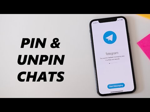 How To Pin / Unpin Chats In Telegram