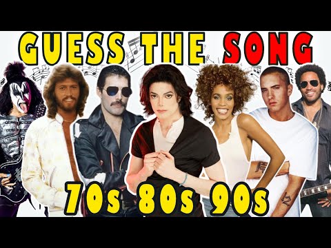 Guess The Song 70s, 80s & 90s 🎶 | 1970 - 1999 | 75 Songs | Music Quiz 🎶