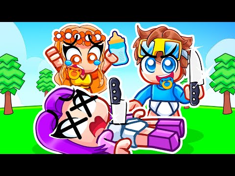 Playing as BABIES in Roblox Secret Killer!