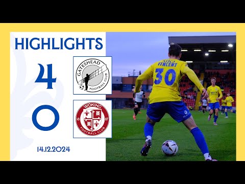 Gateshead 4-0 Woking | Match Highlights