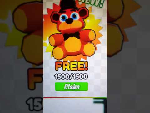 How to get Freddy Buddy Free Limited UGC in Cameraman Race Simulator Roblox? #roblox #freelimiteds