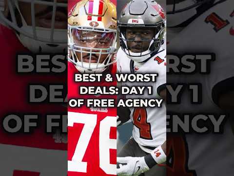 NFL Free Agency: Best & Worst Deals Of Day 1 #nfl #nflnews #nflfootball #nflfreeagency