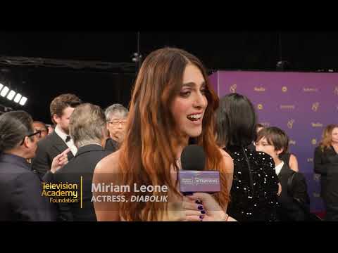 Miriam Leone at the 76th Emmy Awards - TelevisionAcademy.com/Interviews