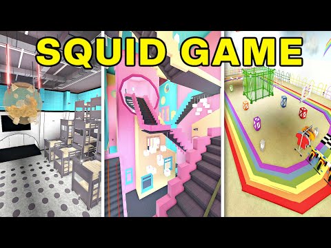 $1.8M SQUID GAME Build in Bloxburg - Tour + Behind the Scenes