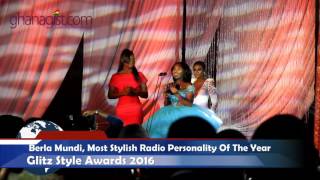 Berla Mundi wins Most Stylish Radio Personality at Glitz Style Awards | @GhanaGist Video