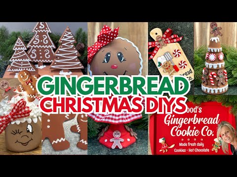 7 Incredible Gingerbread Christmas DIYs You NEED to Try! Budget Friendly