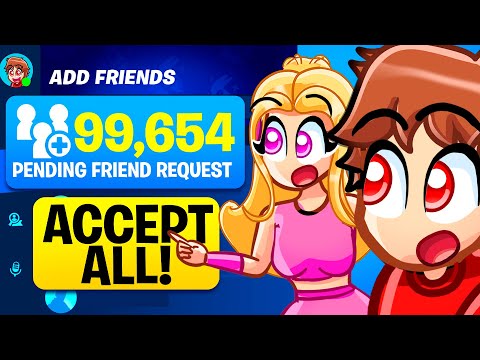 I Accepted EVERY Friend Request In Roblox With MY CRAZY FAN GIRLS…