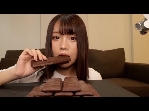 【ASMR】板チョコアイスのASMRに挑戦したよ！