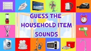 Guess The Household Item Sounds For Kids | 4K