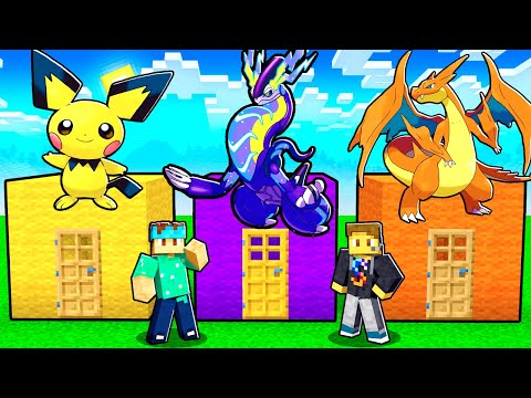 Don't Choose the Wrong POKEMON Door In Pixelmon! (Minecraft)