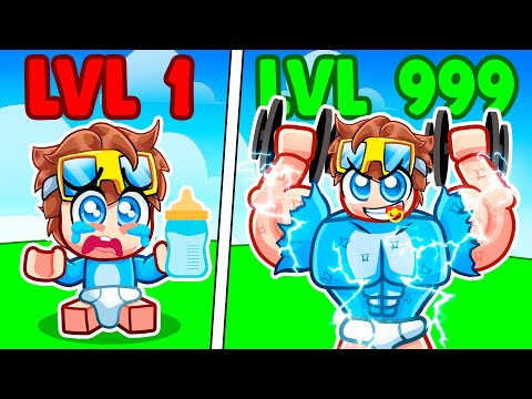 Becoming the STRONGEST BABY in Roblox!