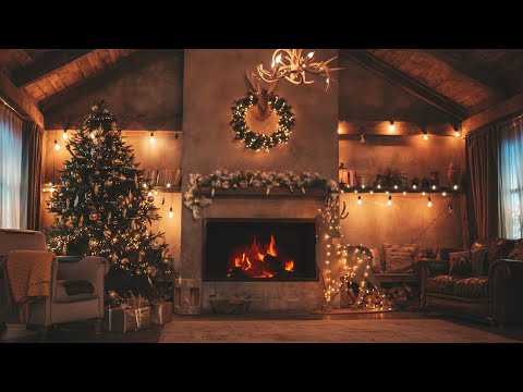 (2 Hour Fireplace) Michael Bublé - It's Beginning To Look A Lot Like Christmas | Christmas Music