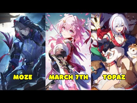 March 7th, Moze, Topaz Comparison in Feixiao Team