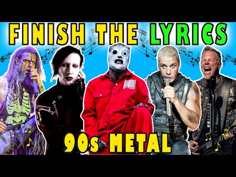 Finish the Lyrics 90s Rock & Metal 🎶 Ultimate Rock & Metal Music Quiz